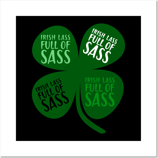 IRISH LASS FULL OF SASS Wall Art by bluesea33